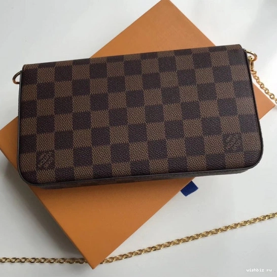 WIS Damier Vuitton Bag N63032 Pochette Felicie Louis 1230